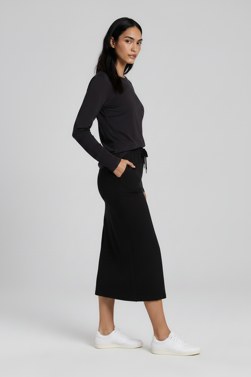 Black Skirt with Pockets
