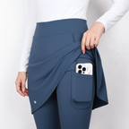 Blue Skort Pocket Detail
