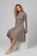 Essential Long Sleeve Top - Taupe