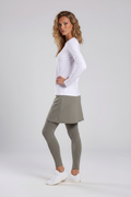 Olive Skort Side Pose